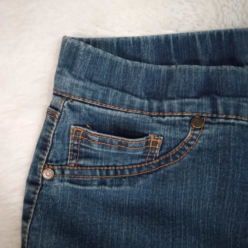 Faded Glory Women's 3 Pocket, Stretch Denim Jeans (Size 14) Color: Medium Blast - Picture 4 of 7